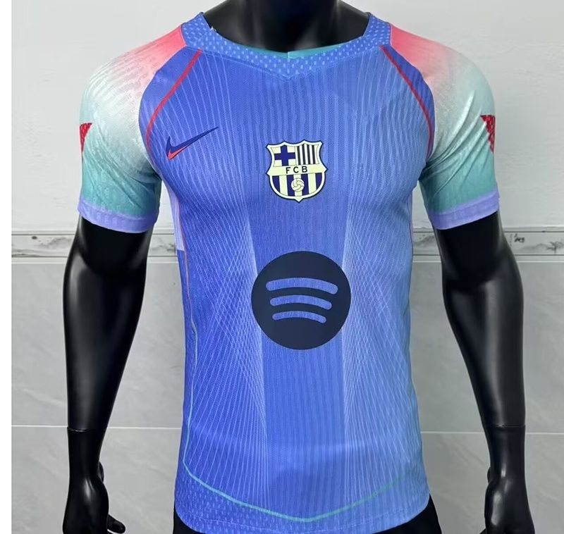Barcelona Blue and Pastel Colours Special Vapor Jersey Barcelona Blue and Pastel Colours Special Vapor Jersey