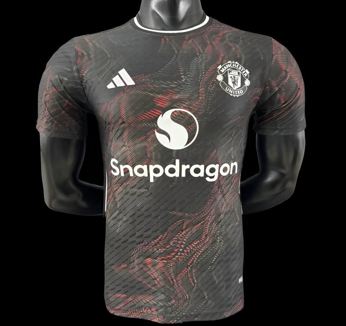 Man United Black and Red Coded Special Vapor Jersey Man United Black and Red Coded Special Vapor Jersey