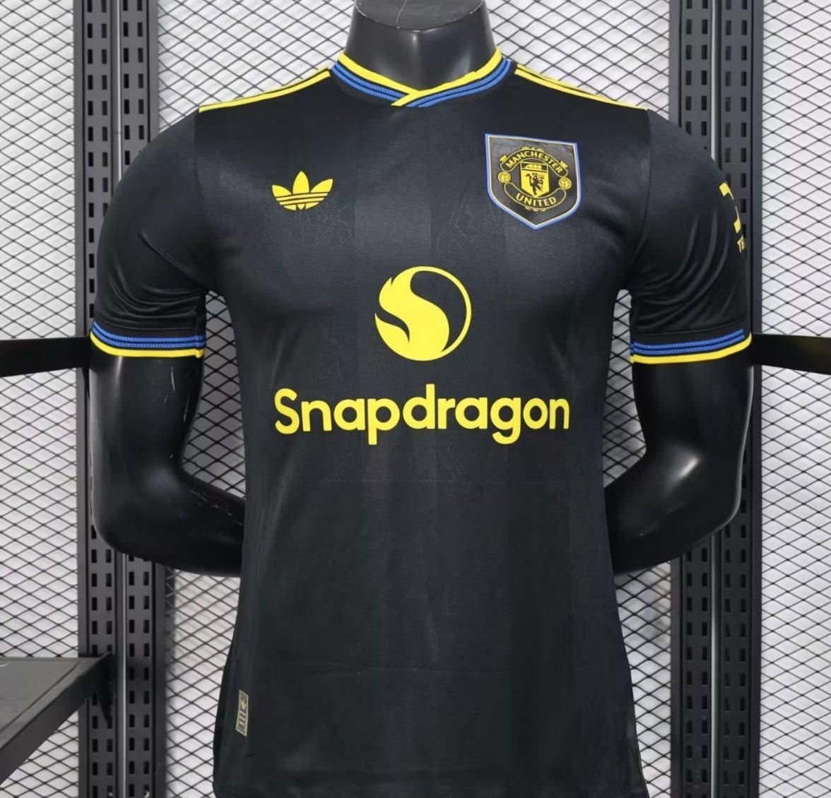 Man United Black and Yellow Special Vapor Jersey Man United Black and Yellow Special Vapor Jersey