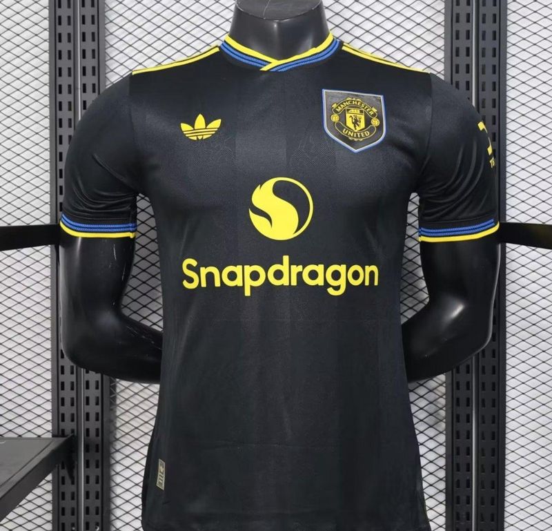 Man United Black and Yellow Special Vapor Jersey