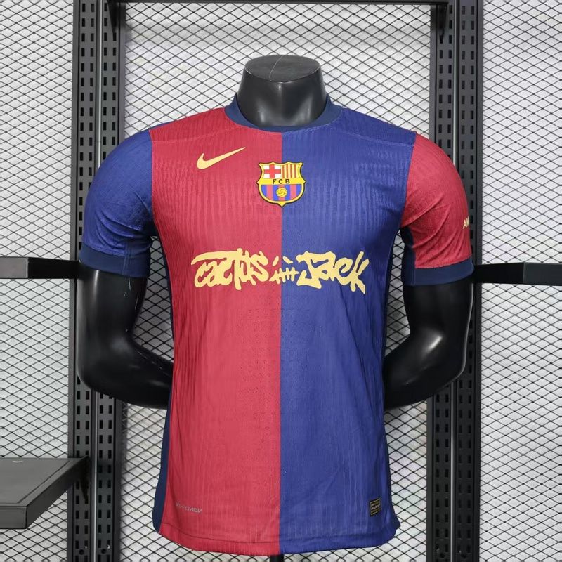 Barcelona Home Travis Scott Special Vapor Jersey Barcelona Home Travis Scott Special Vapor Jersey