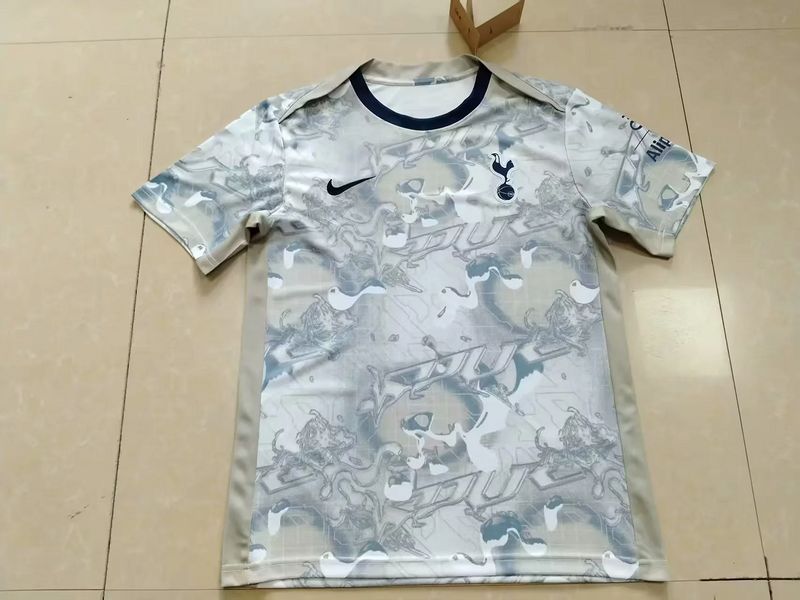 Tottenham Stone Grey and White Special Fan Jersey Tottenham Stone Grey and White Special Fan Jersey
