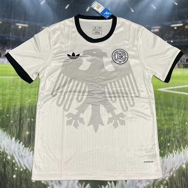Germany White Jacquard Special Stadium Jersey Germany White Jacquard Special Stadium Jersey