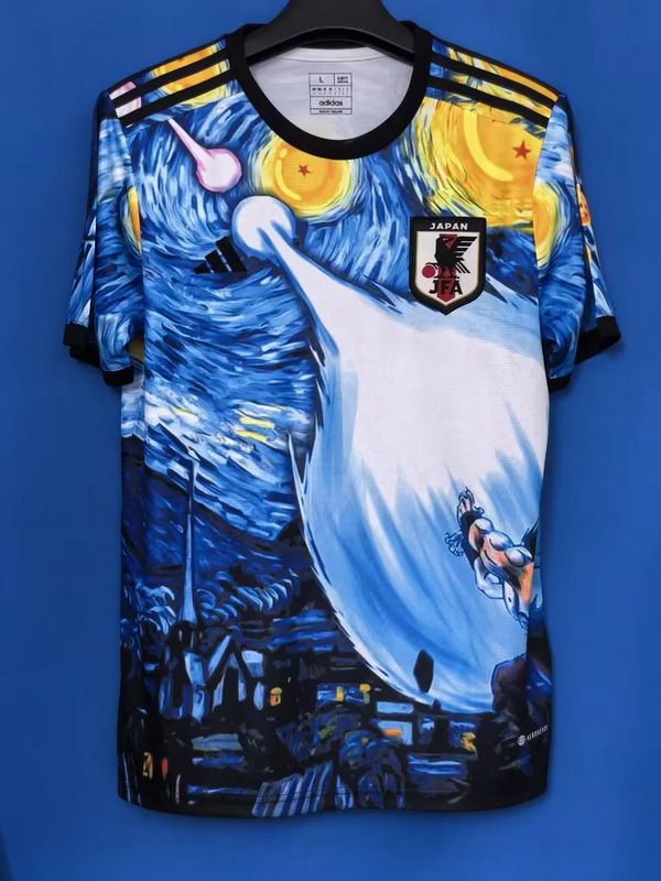 Japan Blue Sky Starry Dragon Ball Special Stadium Jersey Japan Blue Sky Starry Dragon Ball Special Stadium Jersey