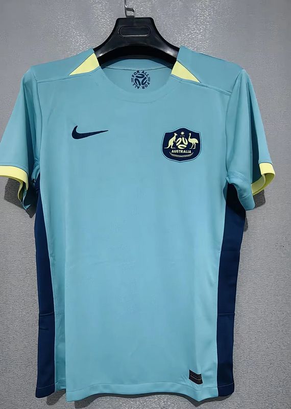Australia Blue and Black Special Stadium Jersey