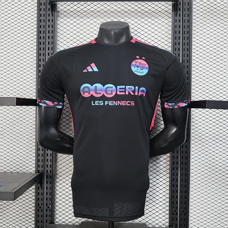 Algeria Black, Blue and Pink Special Vapor Jersey Algeria Black, Blue and Pink Special Vapor Jersey