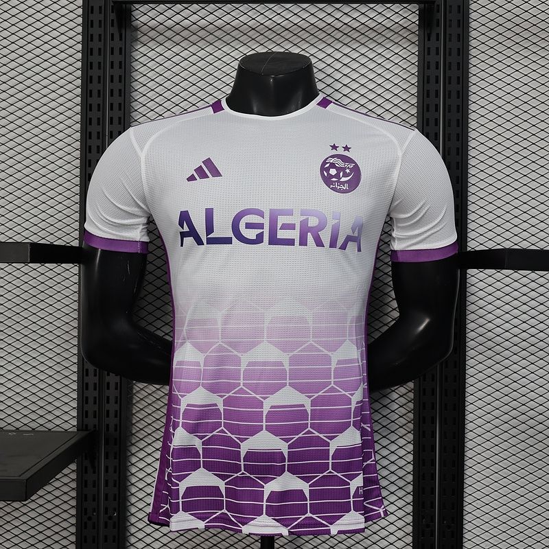 Algeria White and Purple Special Vapor Jersey