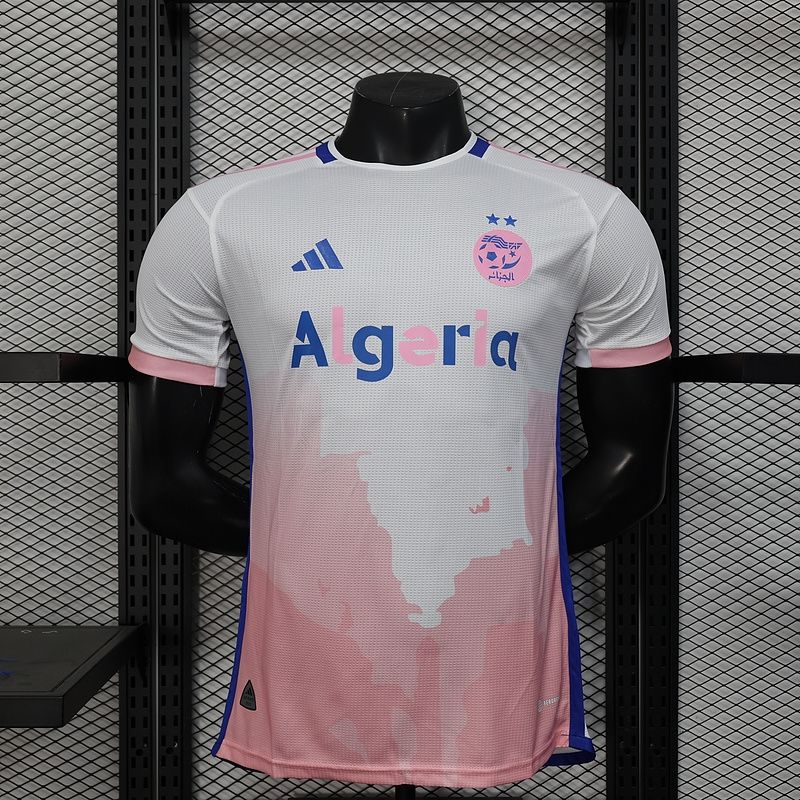 Algeria White, Pink and Blue Special Vapor Jersey
