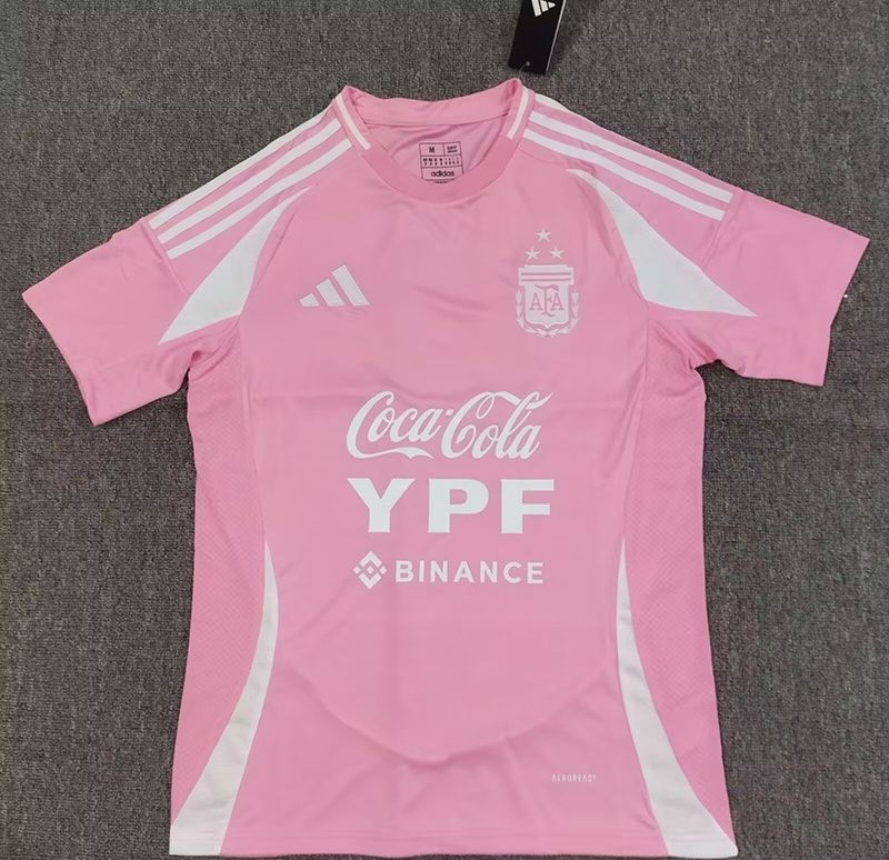 Argentina Baby Pink Special Stadium Jersey Argentina Baby Pink Special Stadium Jersey