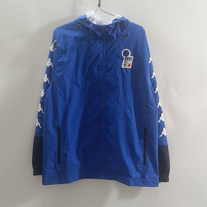 France Blue Classic Retro Windbreaker  France Blue Classic Retro Windbreaker
