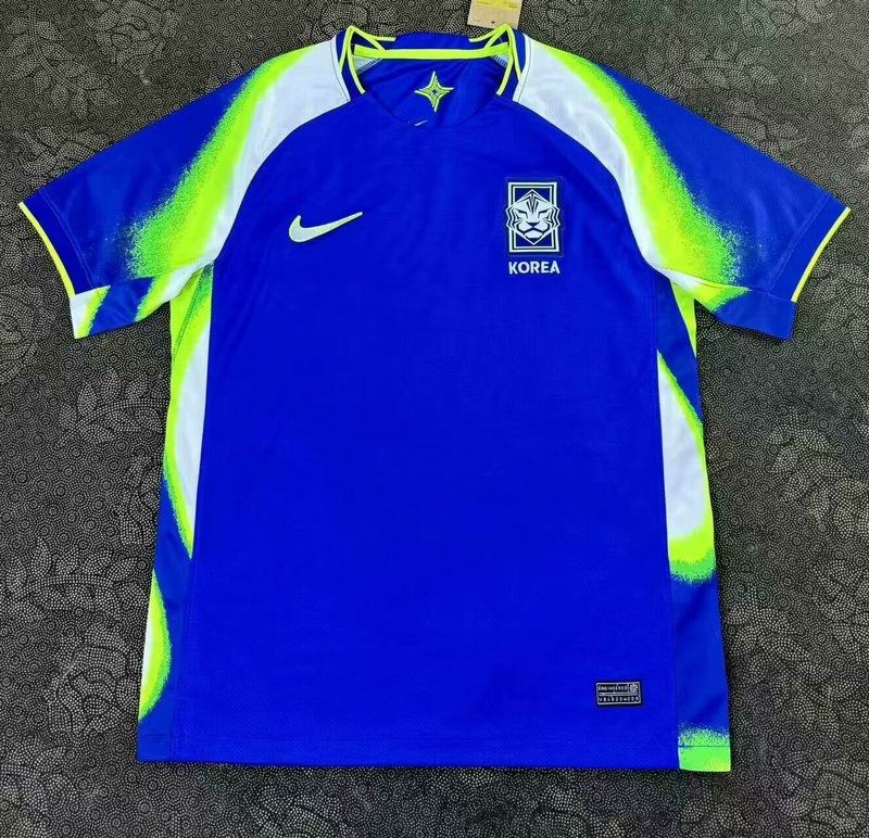 Korea Blue and Green Special Stadium Jersey