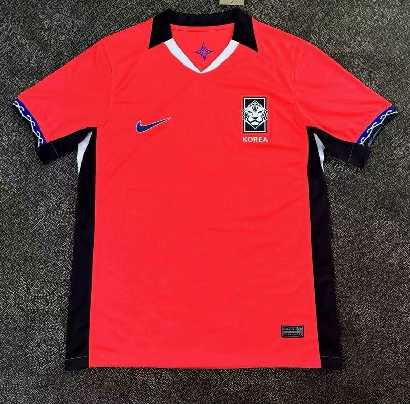 Korea Red and Black Special Stadium Jersey Korea Red and Black Special Stadium Jersey
