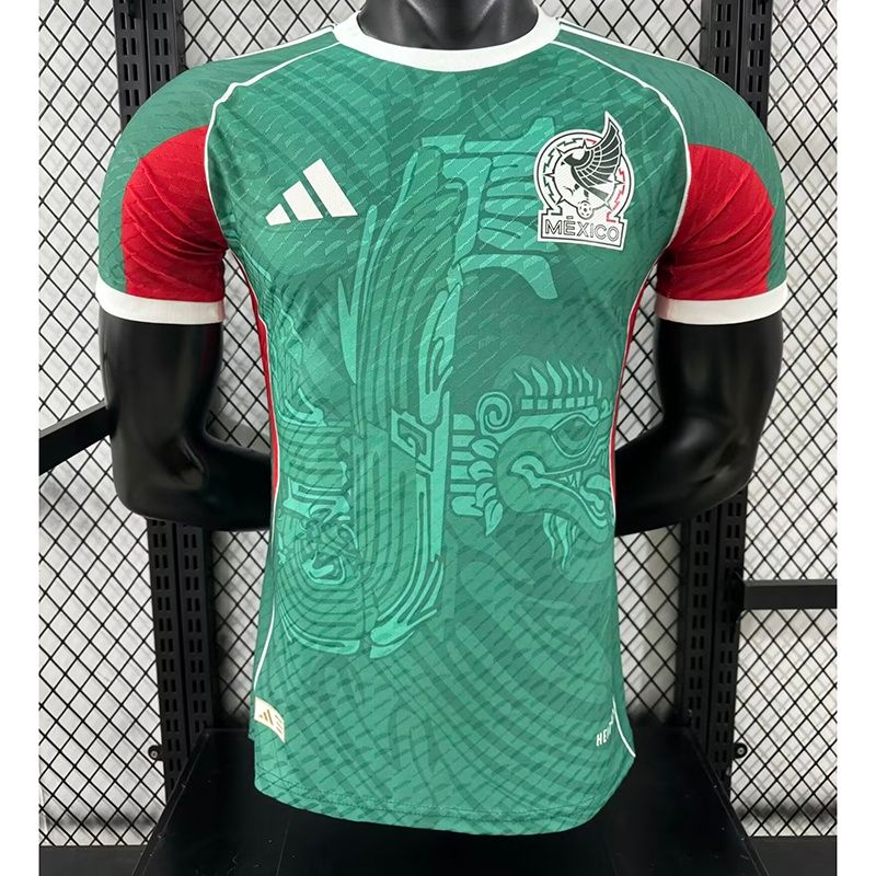 Mexico Green and Red Dragon Special Stadium Jersey Mexico Green and Red Dragon Special Stadium Jersey