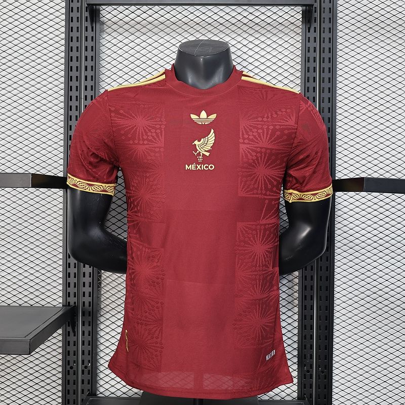 Mexico Maroon and Gold Cup Special Vapor Jersey Mexico Maroon and Gold Cup Special Vapor Jersey