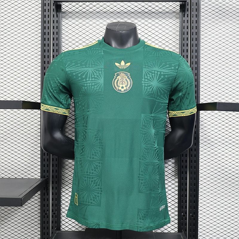 Mexico Green and Gold Cup Special Vapor Jersey