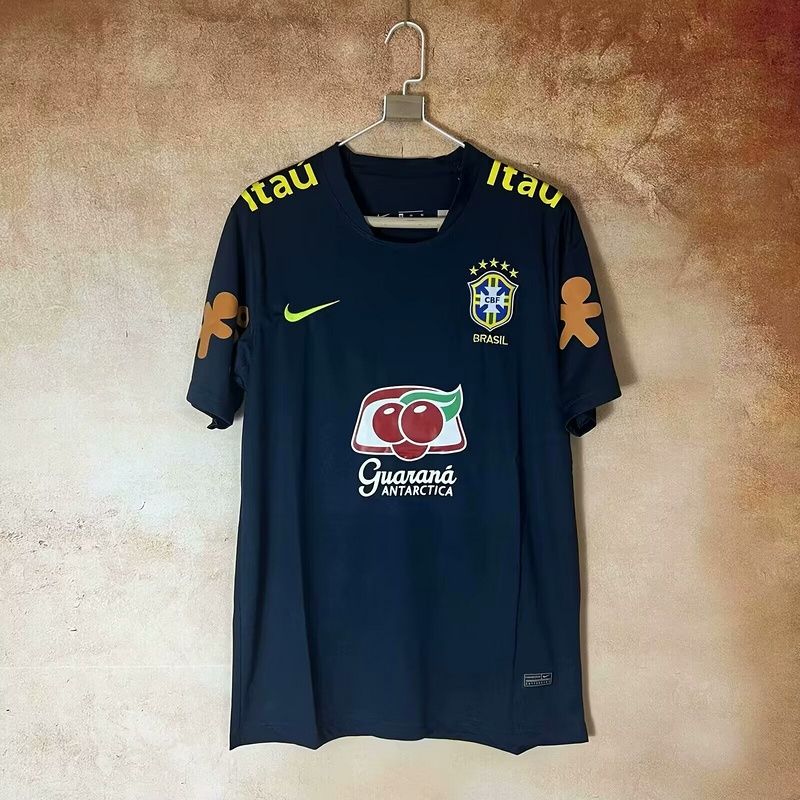 Brazil Navy Special Stadium Jersey Brazil Navy Special Stadium Jersey
