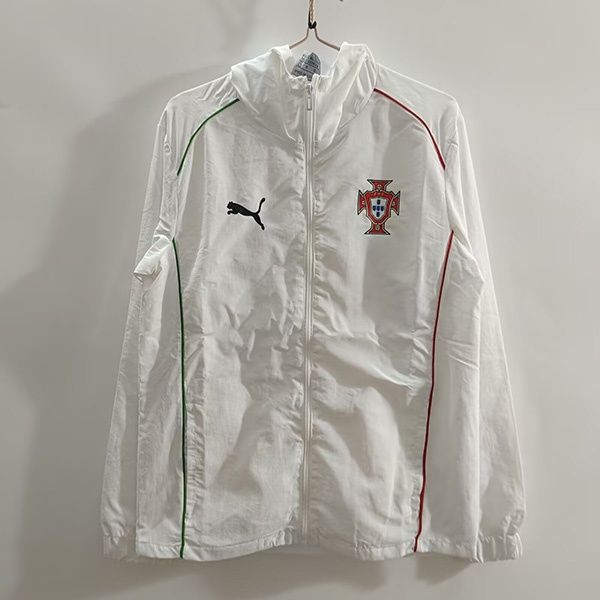 Portugal White Windbreaker