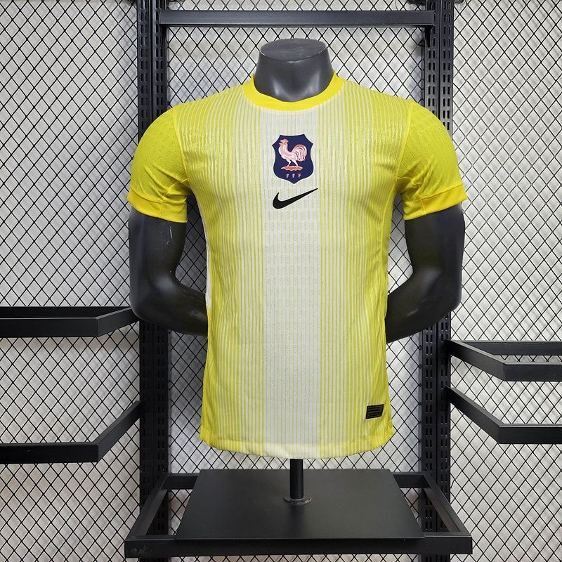 France Yellow and White Special Vapor Jersey France Yellow and White Special Vapor Jersey