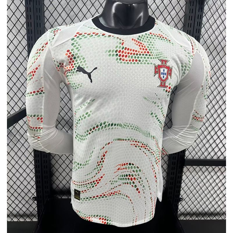 Portugal Away Long Sleeve Player Jersey Portugal Away Long Sleeve Player Jersey