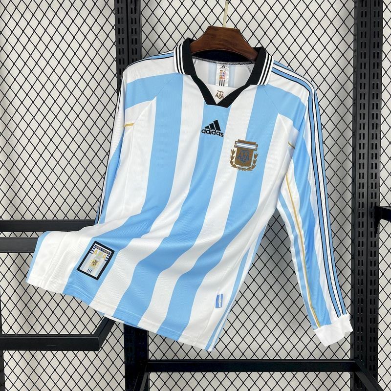 Argentina Long Sleeve Home 1998 Argentina Long Sleeve Home 1998