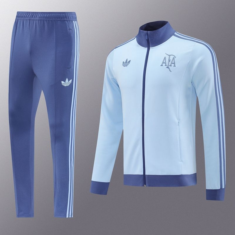 Argentina Pastel Blue Long Sleeve Tracksuit Set