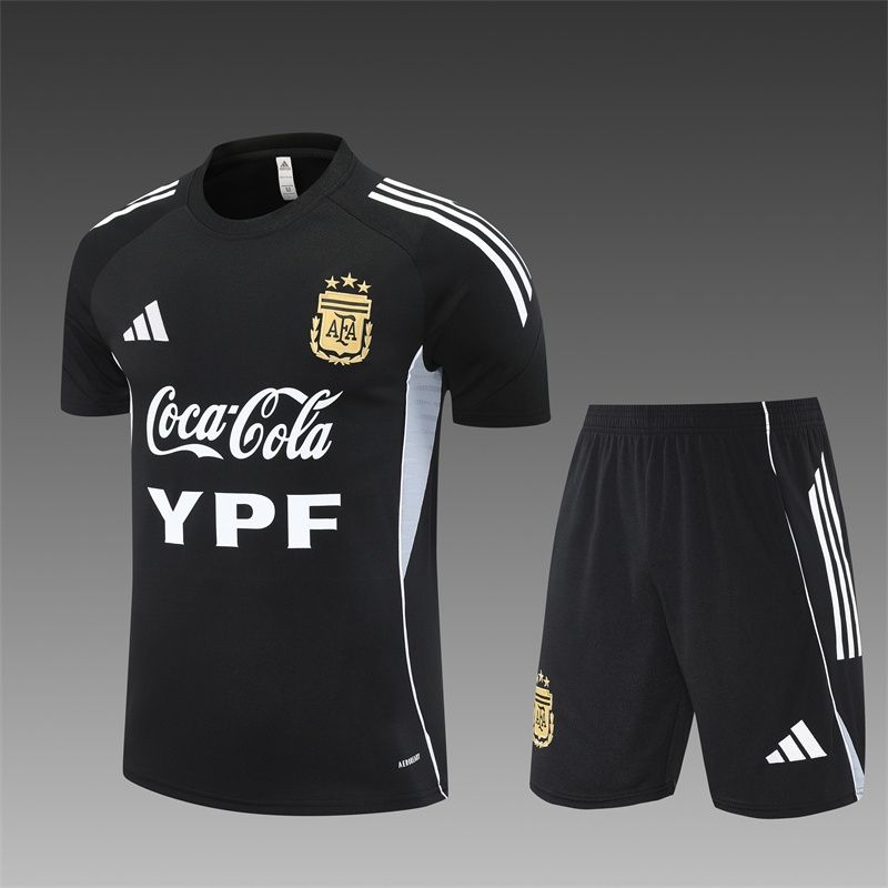 Argentina Black Short Sleeve Training Set Argentina Black Short Sleeve Training Set