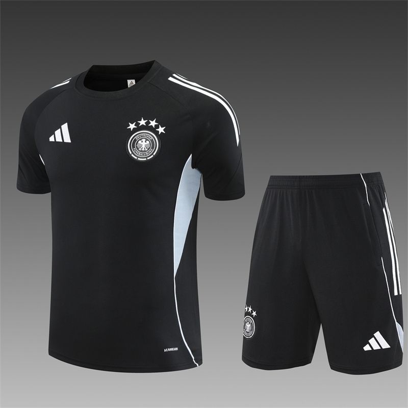 Germany Black and White Short Sleeve Training Set Germany Black and White Short Sleeve Training Set