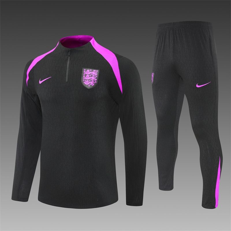 England Black and Purple Long Sleeve Training Set