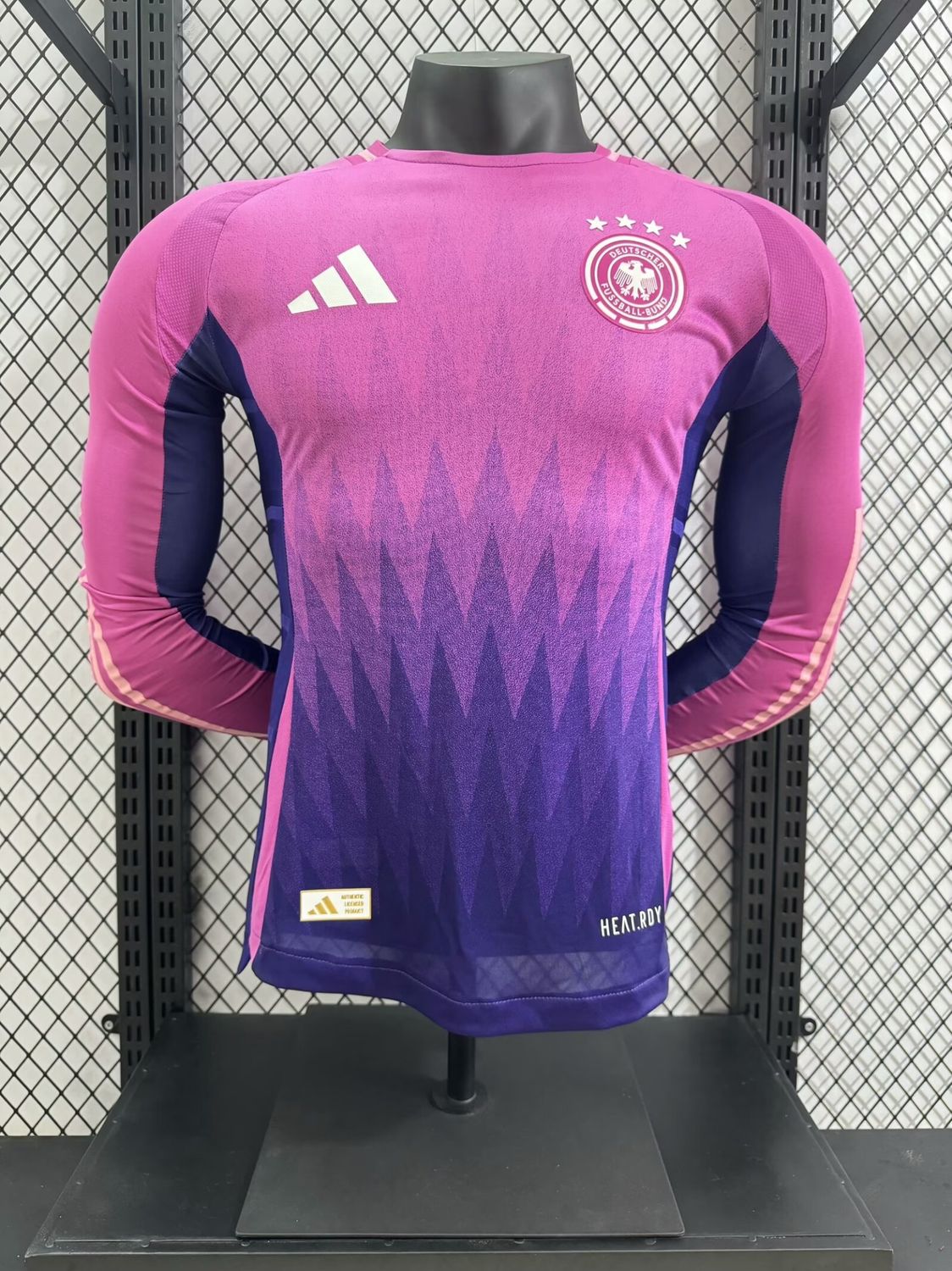 Germany Away Long Sleeve Player Jersey Germany Away Long Sleeve Player Jersey