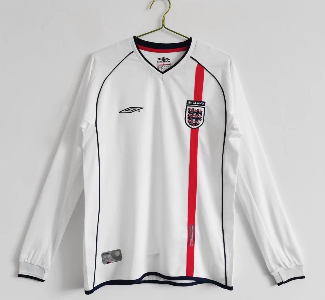 England Long Sleeve Home 2002 England Long Sleeve Home 2002