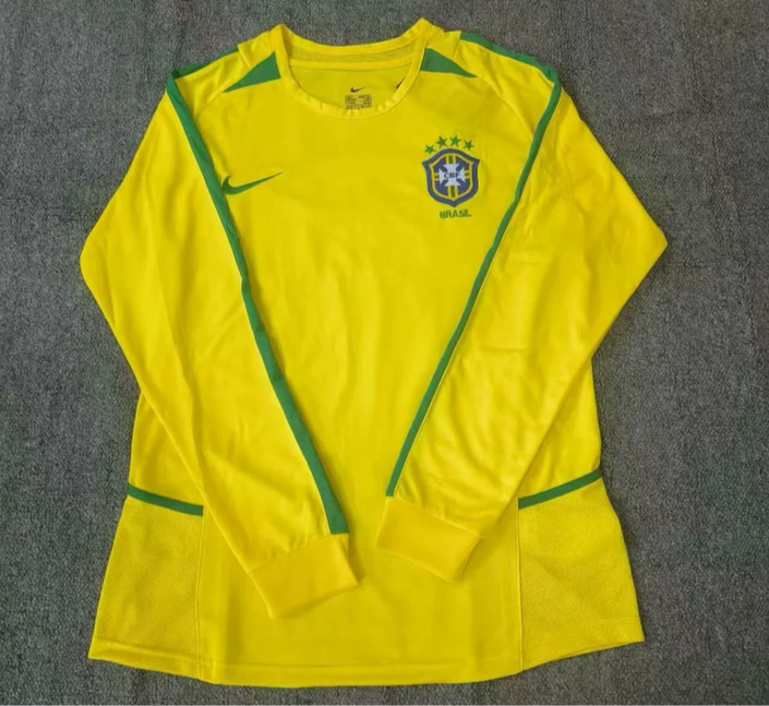 Brazil Long Sleeve Home 2002 Brazil Long Sleeve Home 2002