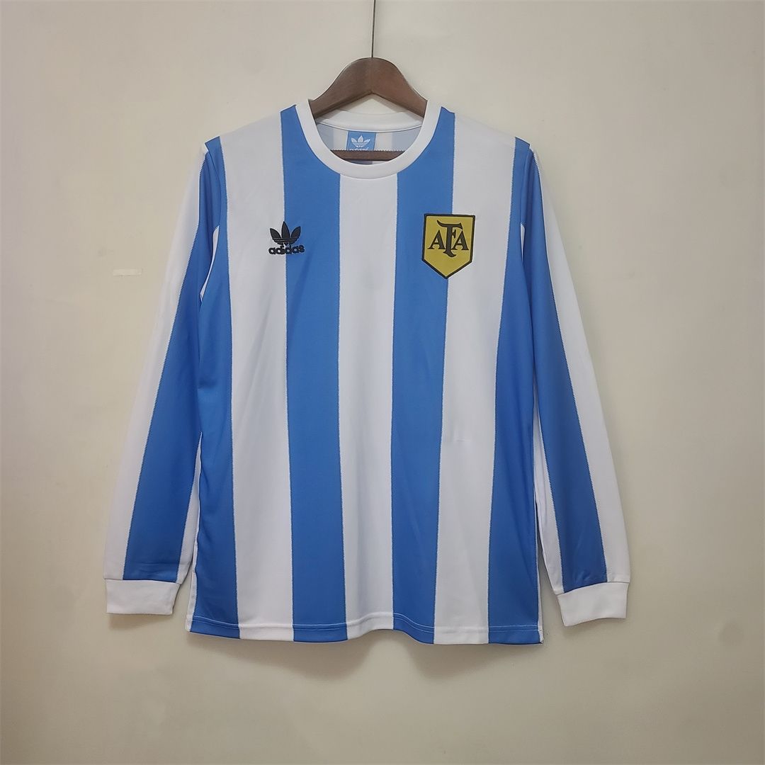 Argentina Long Sleeve Home 1978 Argentina Long Sleeve Home 1978