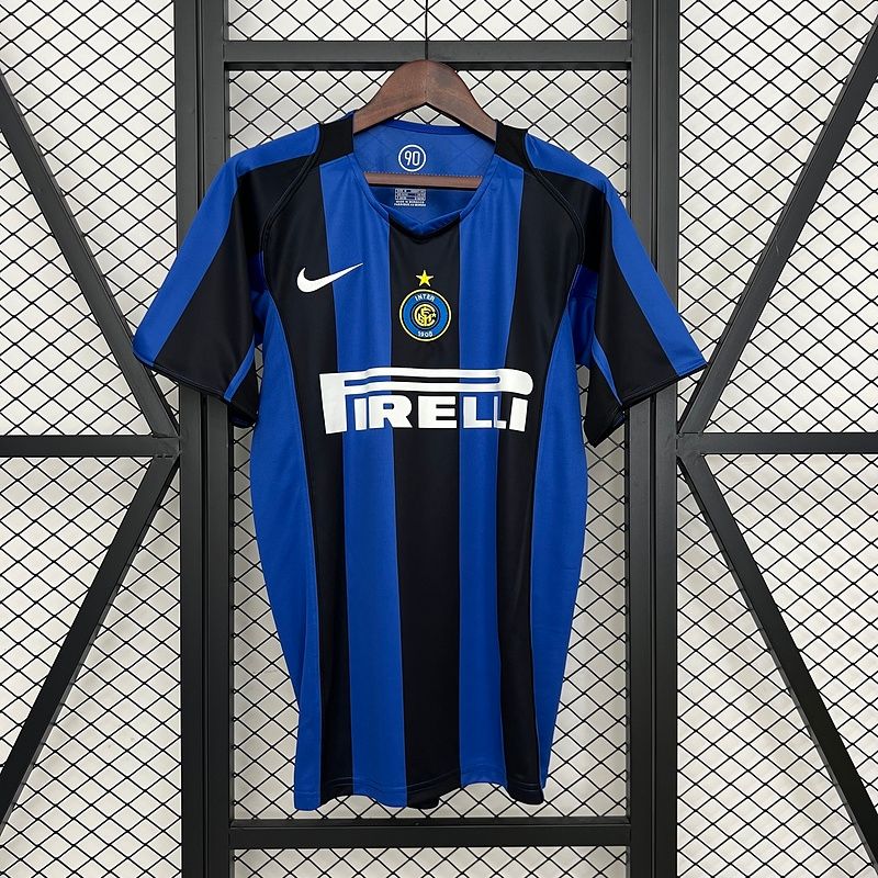 Inter Milan Home 04/05 Retro Jersey  Inter Milan Home 04/05 Retro Jersey