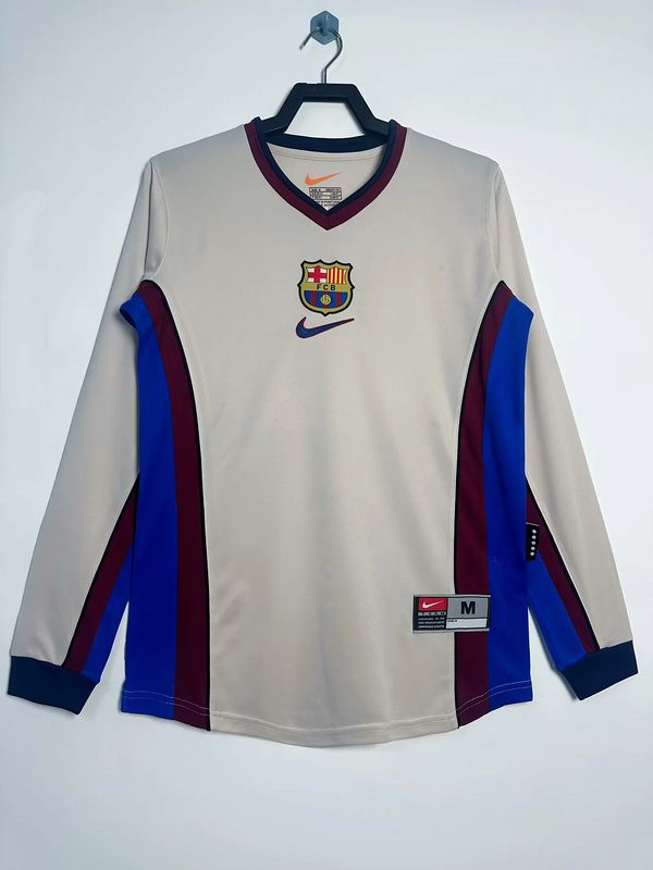 Barcelona Away 88/89 Long Sleeve Retro Jersey Barcelona Away 88/89 Long Sleeve Retro Jersey