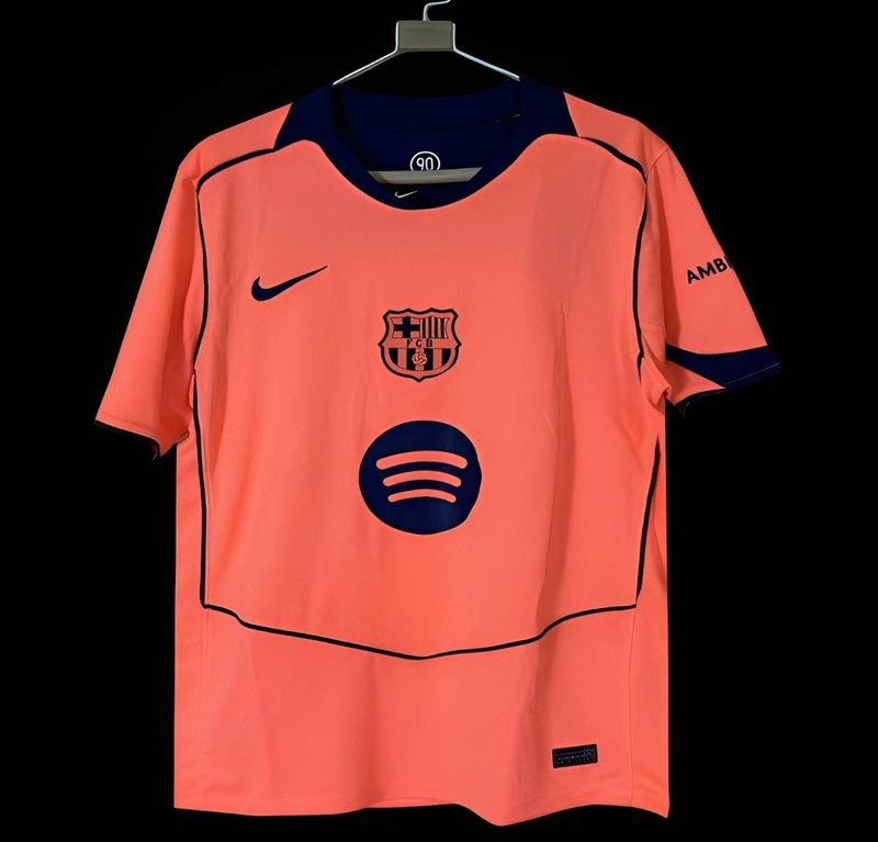 Barcelona Guava and Navy Special Fan Jersey