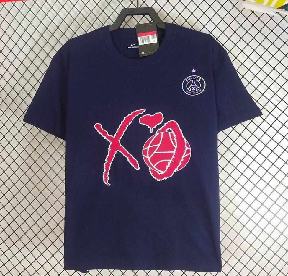 PSG Navy and Red XO Special Fan Jersey PSG Navy and Red XO Special Fan Jersey