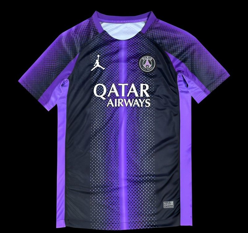 PSG Black and Purple Special Fan Jersey