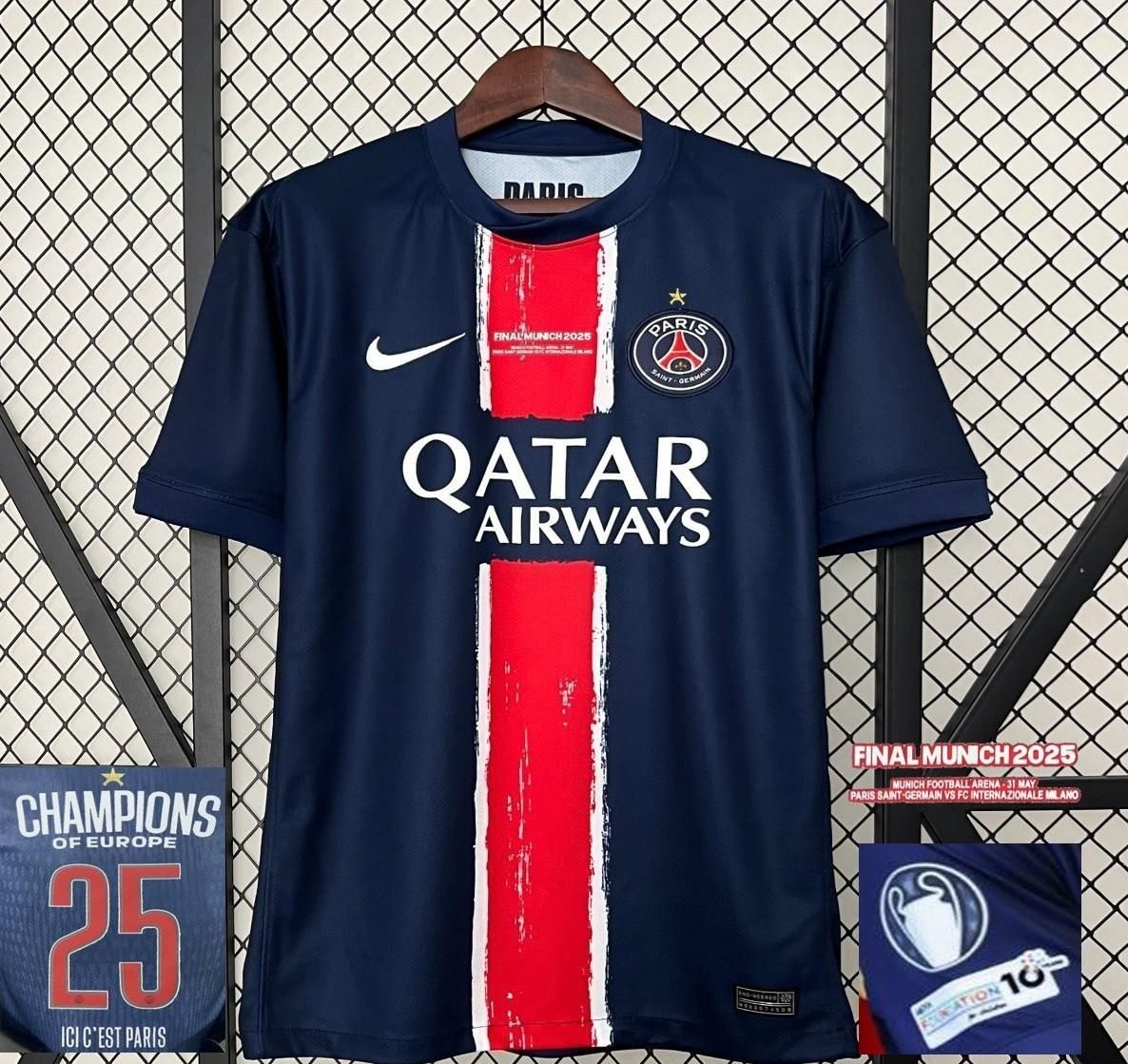 PSG Home 24/25 Final Special Fan Jersey PSG Home 24/25 Final Special Fan Jersey