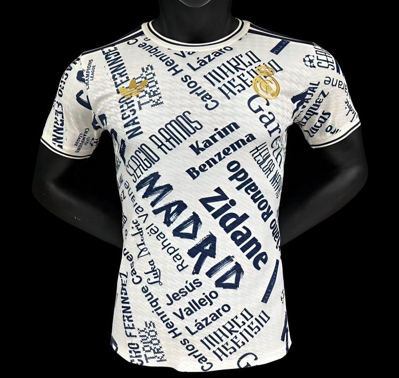 Real Madrid White Team Players Special Vapor Jersey