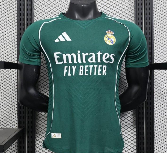 Real Madrid Bottle Green Special Vapor Jersey Real Madrid Bottle Green Special Vapor Jersey