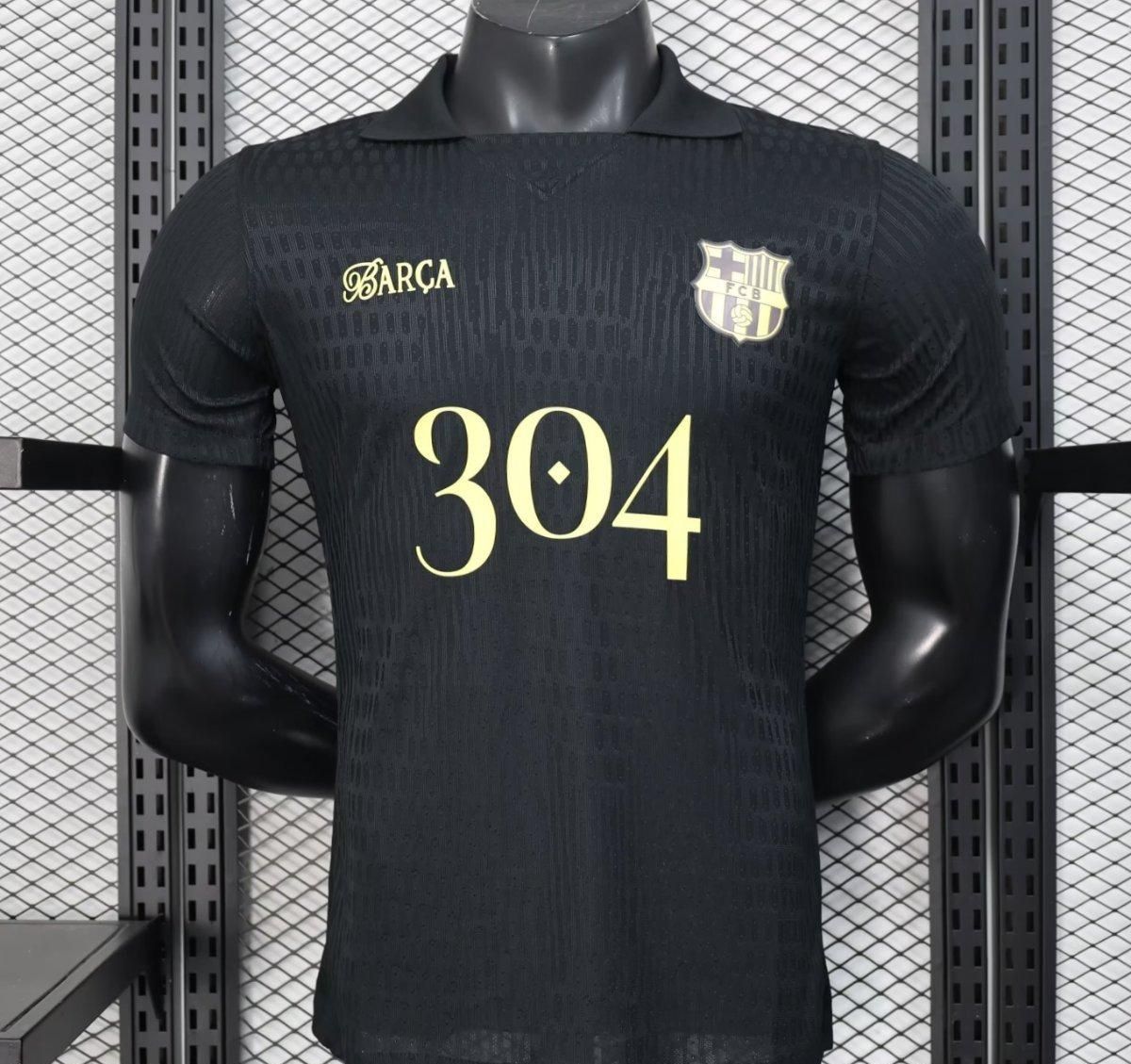 Barcelona Black 304 Special Vapor Jersey Barcelona Black 304 Special Vapor Jersey