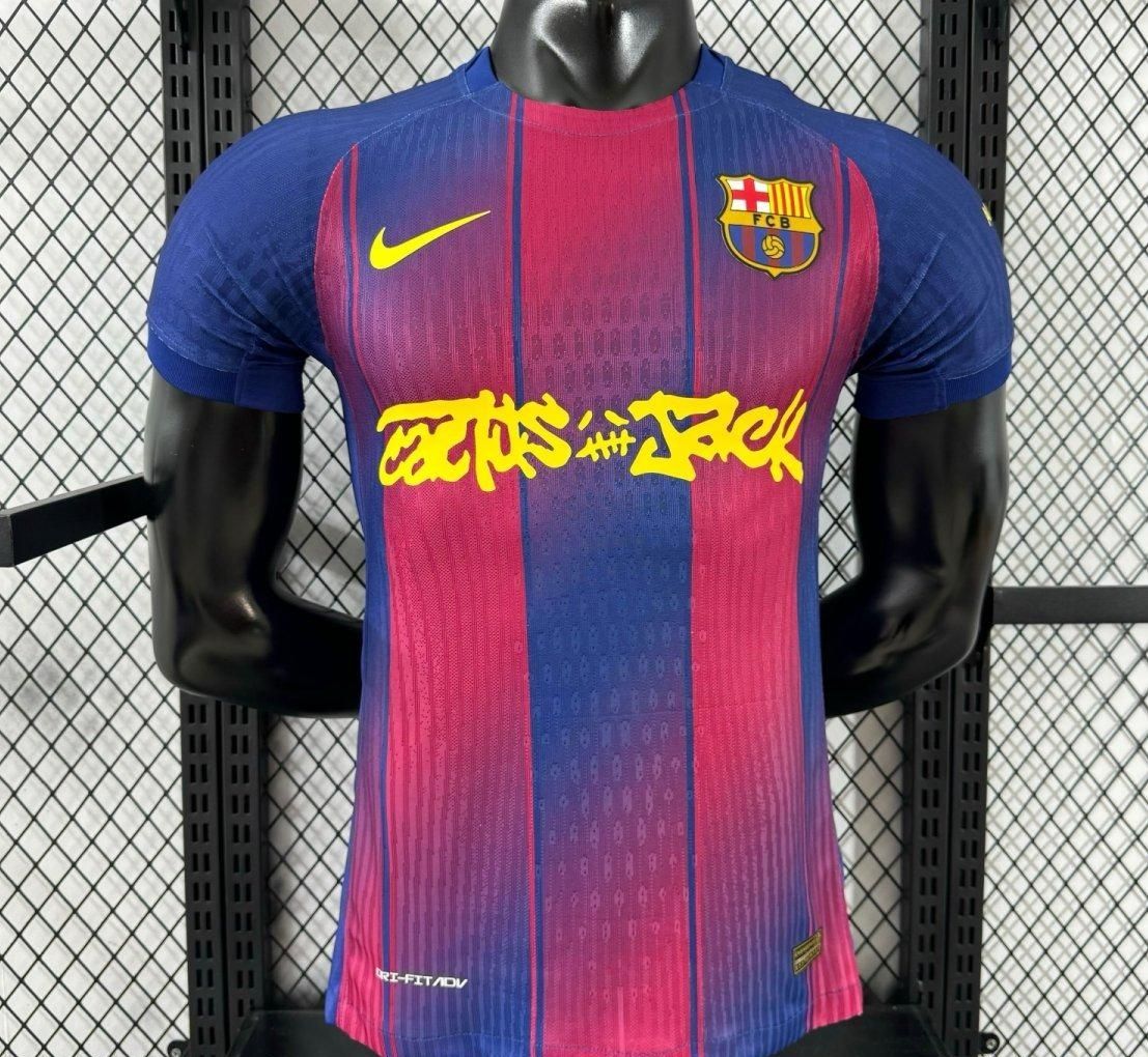 Barcelona Home Travis Scott Special Vapor Jersey Barcelona Home Travis Scott Special Vapor Jersey