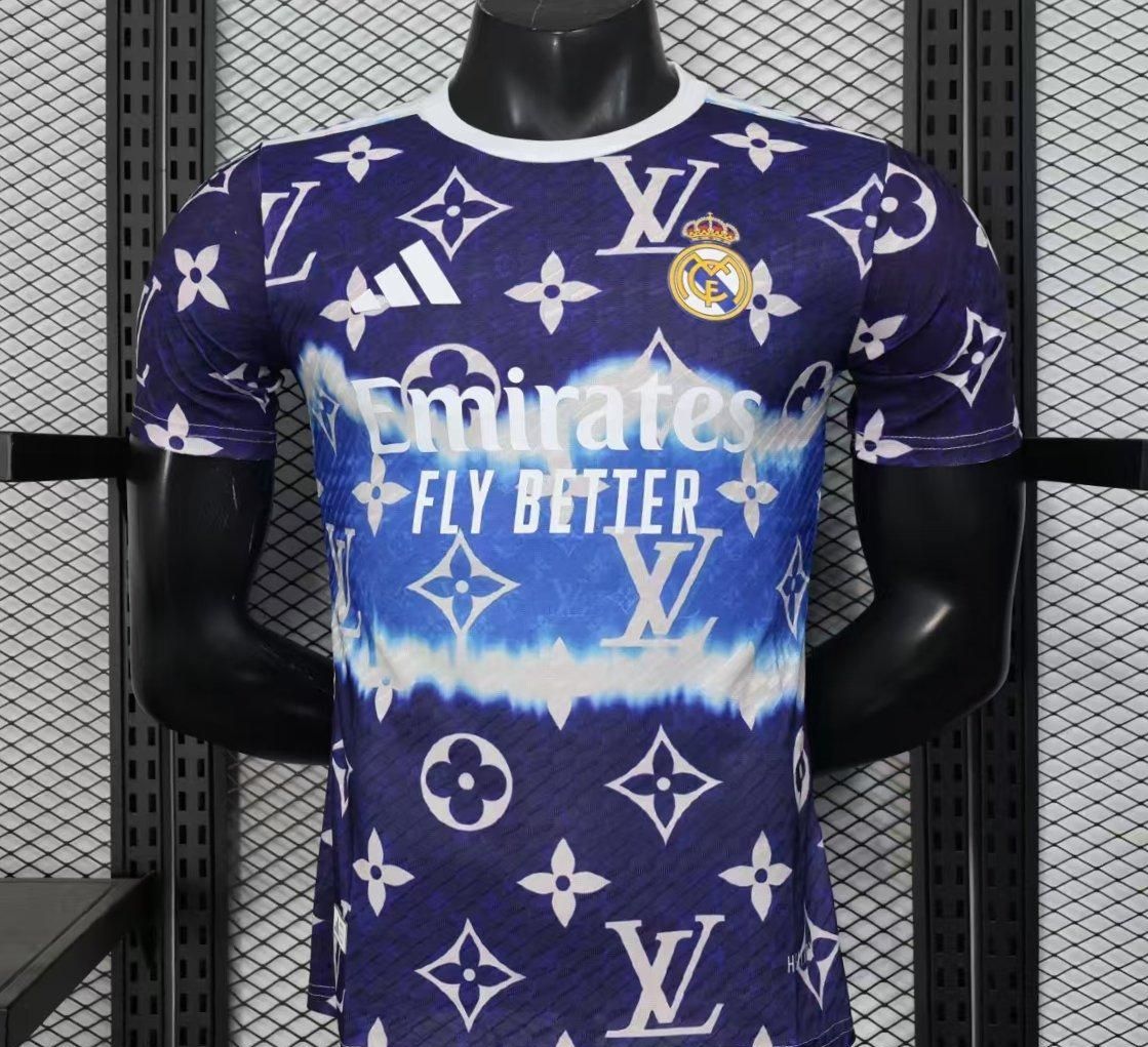 Real Madrid Navy and Blue LV Special Vapor Jersey Real Madrid Navy and Blue LV Special Vapor Jersey