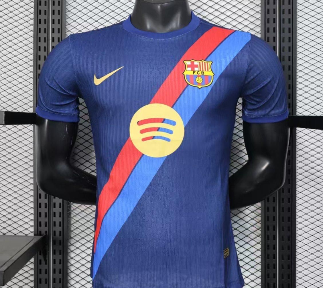 Barcelona Navy, Blue and Red Diagonal Stripe Special Vapor Jersey Barcelona Navy, Blue and Red Diagonal Stripe Special Vapor Jersey