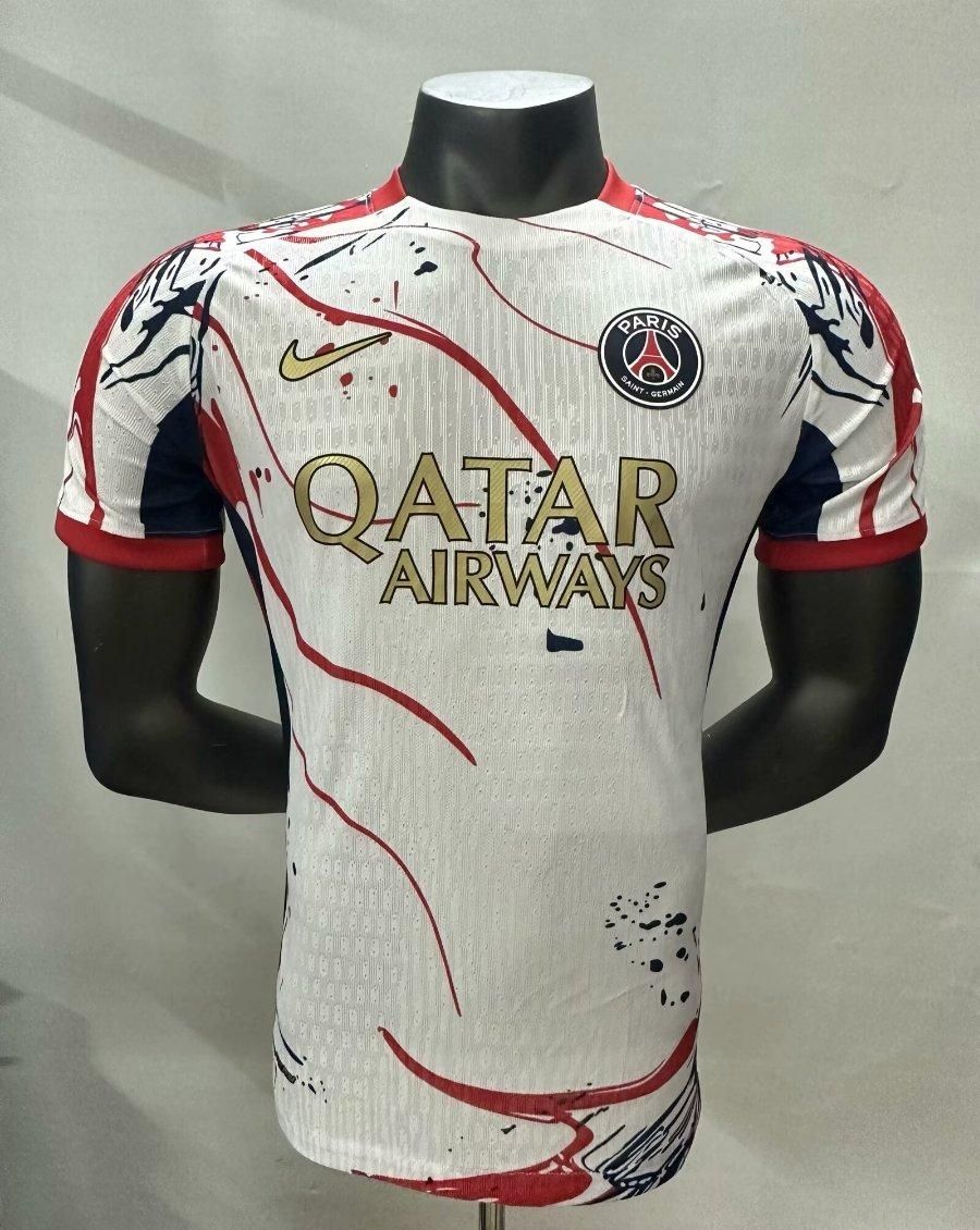 PSG White, Red and Blue Special Vapor Jersey PSG White, Red and Blue Special Vapor Jersey