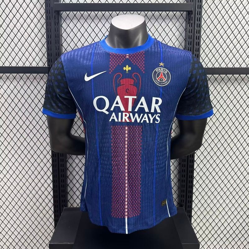 PSG Blue and Red Trophy Special Vapor Jersey PSG Blue and Red Trophy Special Vapor Jersey