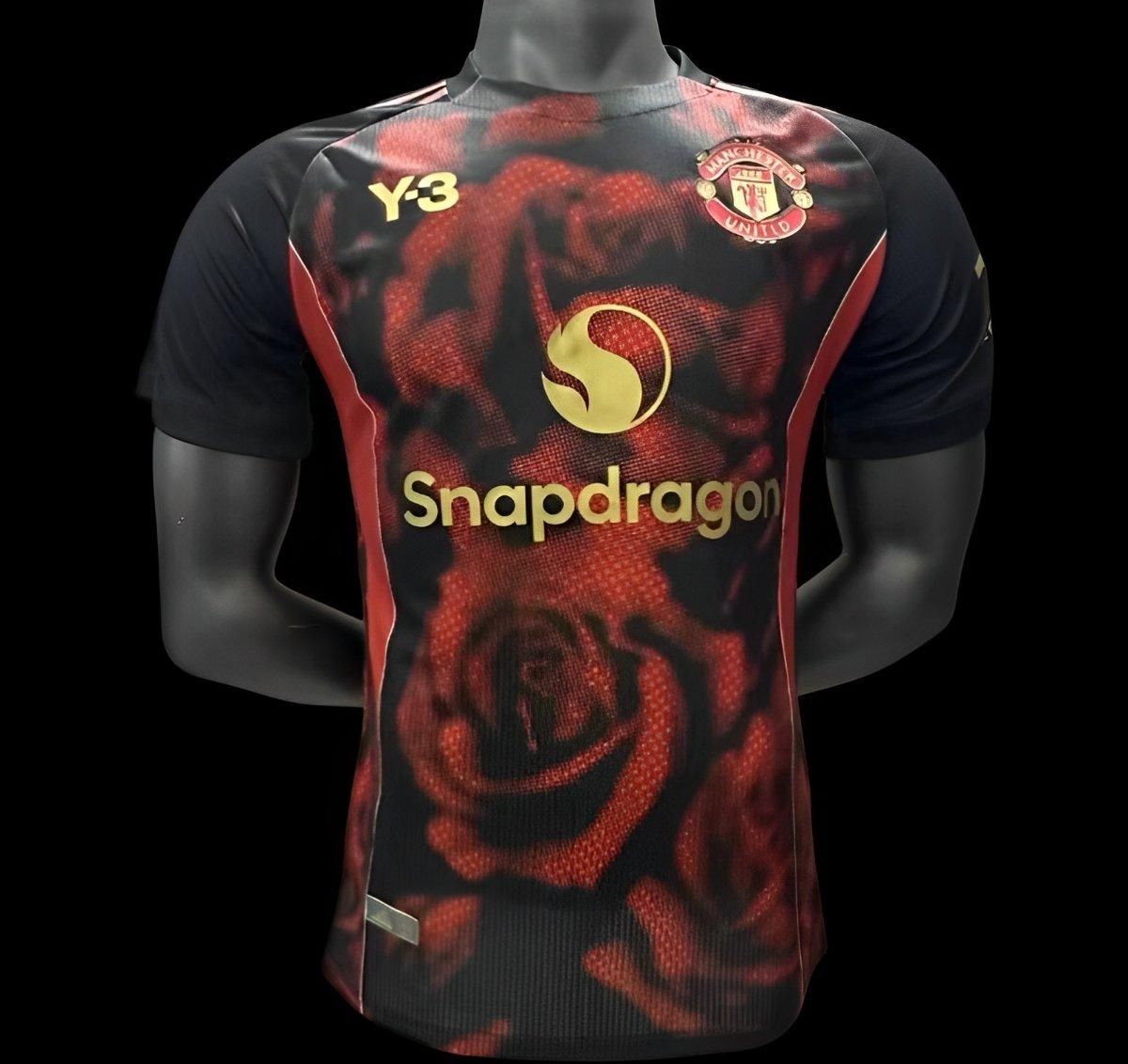 Man United Red and Black Rose Special Vapor Jersey Man United Red and Black Rose Special Vapor Jersey