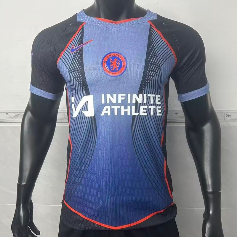 Chelsea Blue, Black and Red Special Vapor Jersey