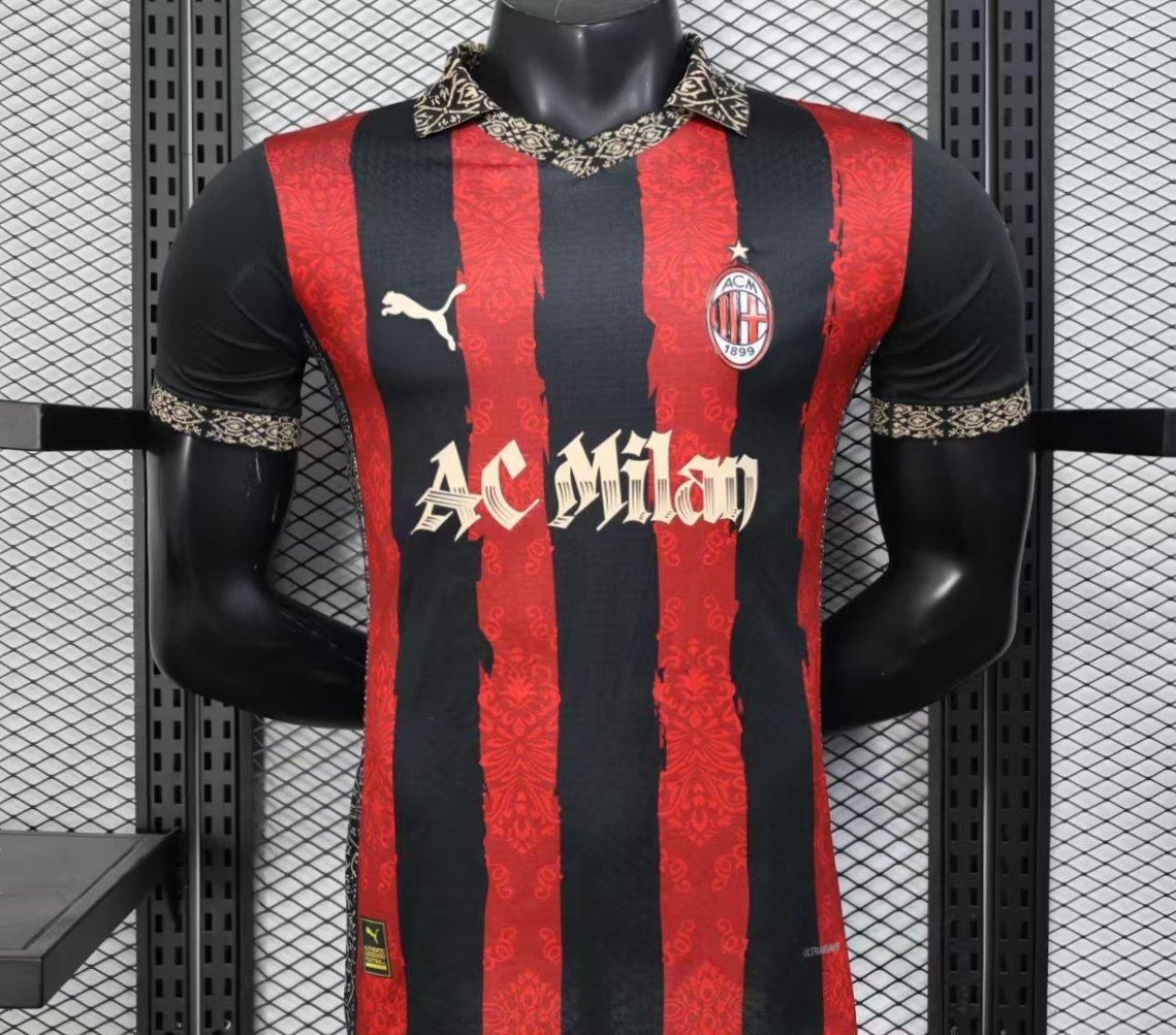 AC Milan Red and Black Special Vapor Jersey AC Milan Red and Black Special Vapor Jersey