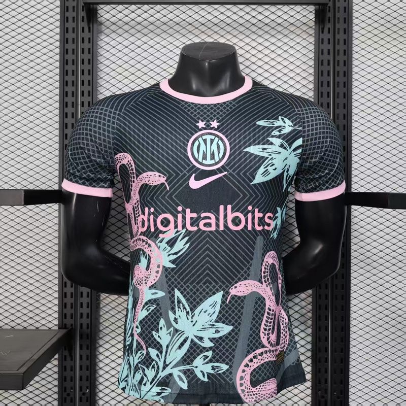 Inter Milan Black, Blue and Pink Island Special Vapor Jersey Inter Milan Black, Blue and Pink Island Special Vapor Jersey